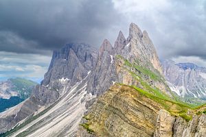 Seceda-Felsen in den Dolomiten