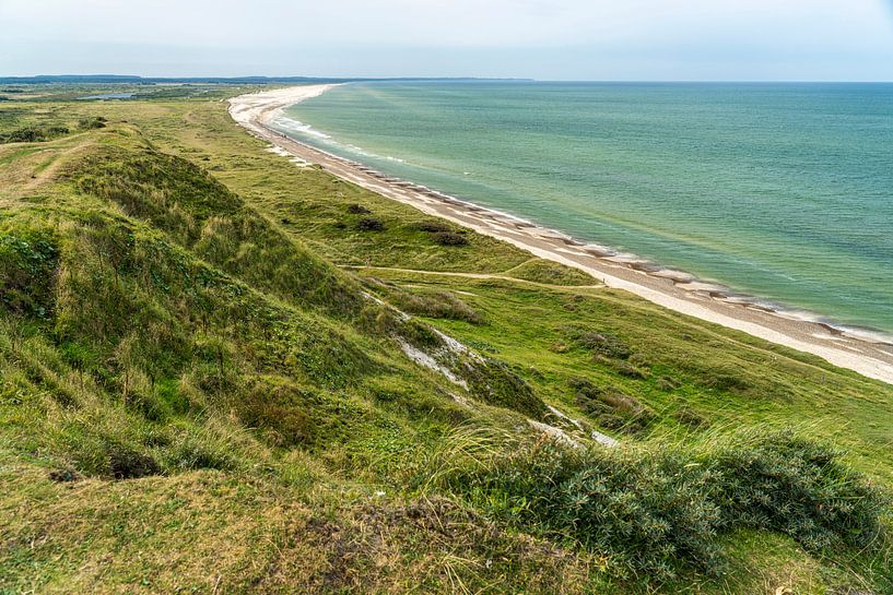 Green Beach at the Baltic Sea in Denmark by Peter Schickert