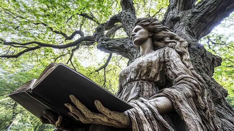 Wisdom made of wood by Frank Heinz