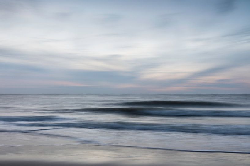 Zonsondergang Noordzee van Ingrid Van Damme fotografie