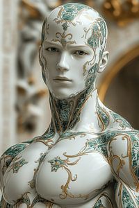 In Stein gemeißelte männliche Perfektion