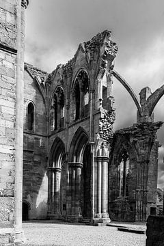 Melrose Abbey in Schotland van Floris van Woudenberg