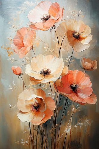 Flammende Wildblumen