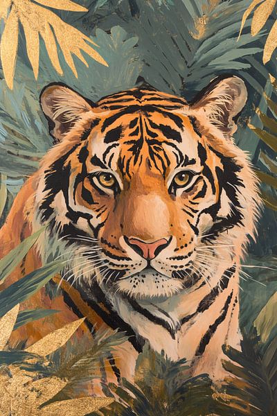 Majestätischer Tiger im Dschungel von Imperial Art House