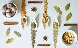 Gewürzpalette mit hübschen, gedeckten Farben. von Saskia Dingemans Awarded Photographer