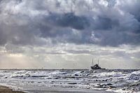 Fishing boat on the coast of Texel