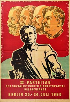 GDR congress Socialist Germany, 1950 by Atelier Liesjes