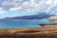 Panoramablick auf Halbinsel Jandia auf der Kanareninsel Fuerteventura von Reiner Conrad Miniaturansicht