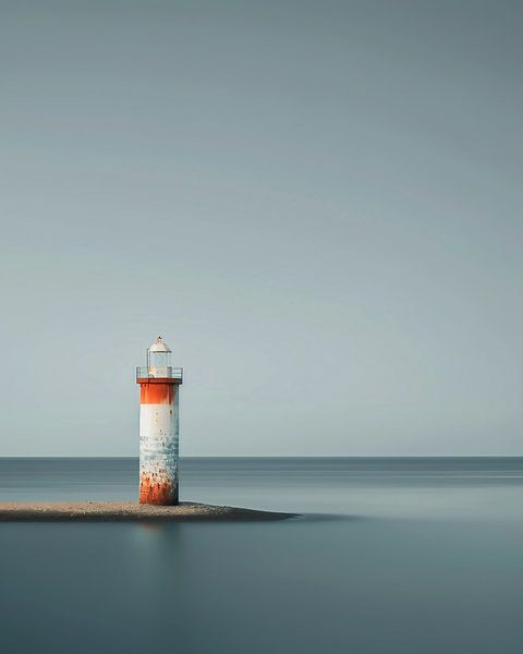 Leuchtturm, friedliches Küstenbild von fernlichtsicht
