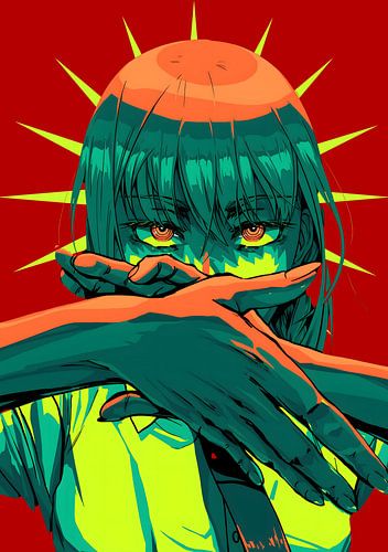 Makima 2D Comic Style