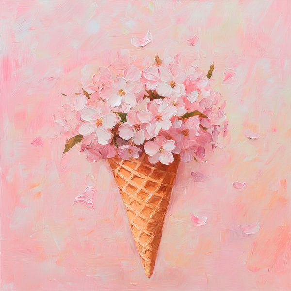 Blossom ice cream by Poster Art Shop