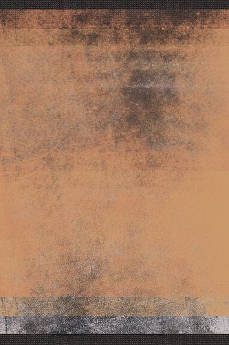 Art moderne abstrait minimaliste en lin chaud jaune, blanc et marron.