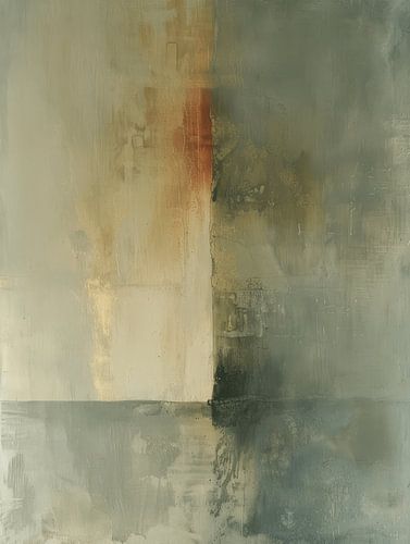 Modern abstract in gedekte kleuren, minimalisme