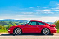 Porsche 911 Turbo in een heuvelachtig landschap van Sjoerd van der Wal Fotografie thumbnail