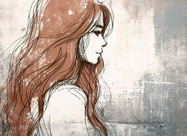 Porträt im Banksy-Stil