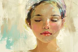 Abstract Painting Woman by Poster Art Shop