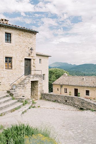 Le Poët-Laval | Maison française avec vue sur les montagnes | Photographie de voyage France photo ar