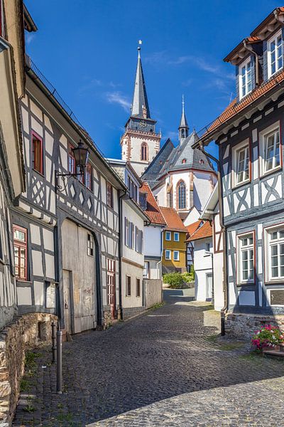 Altstadt und Kirche St. Ursula in Oberursel , Taunus by Christian Müringer