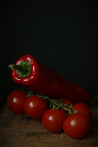 Rode groenten stil leven von Esther de Boer