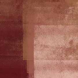 Minimalistische Abstraktion in warmen Erdtönen von Dina Dankers