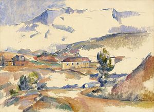 Montagne Sainte-Victoire, aus der Nähe von Gardanne (um 1887)