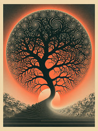 Cosmic Tree in Symphony by Wall Wonder