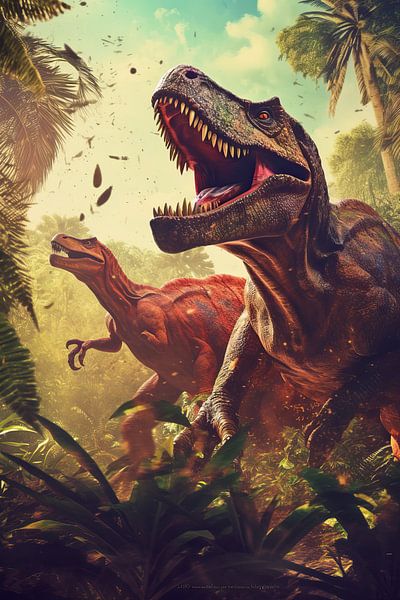 T-REX par Peintures accrocheuses