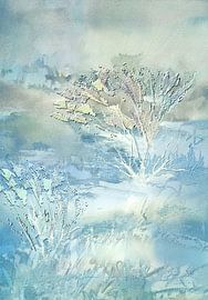 the morning approaches in blue by Claudia Gründler