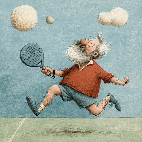 padel in de wolken