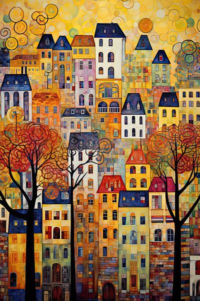 Maisons colorées par Bert Nijholt