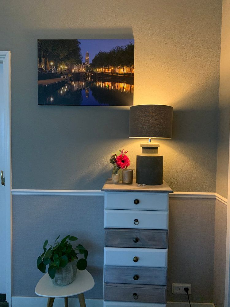 Blick auf Zandbrug und Oudegracht in Utrecht von der Bemuurde Weerd (5)  von Donker Utrecht 