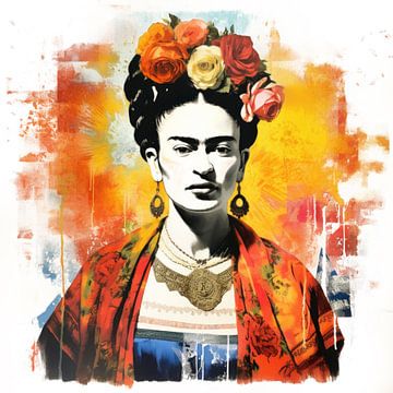 Frida Pop Art von ARTemberaubend