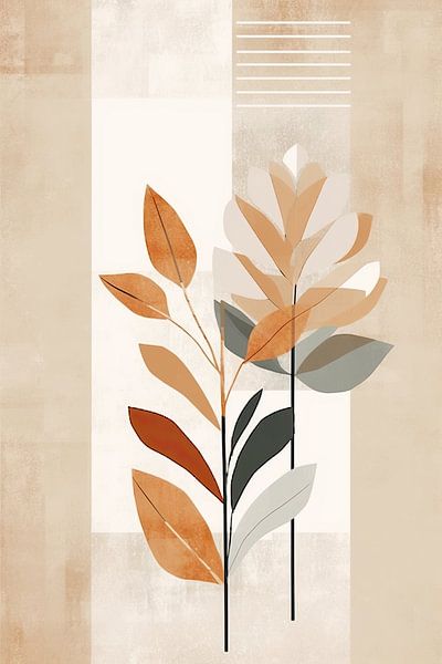 Taupe von ARTEO Gemälde