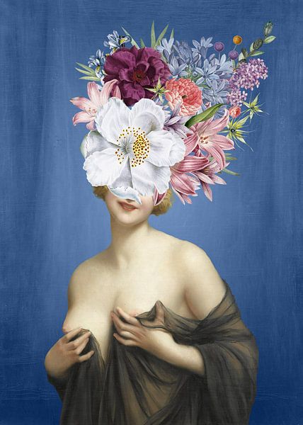 her Cheeky Summer Portrait von Marja van den Hurk