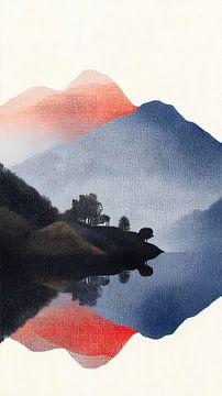 Mystical Reflections: The Magic of Mountains and Fog