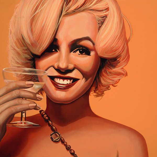 Marilyn Monroe Schilderij 5 van Paul Meijering
