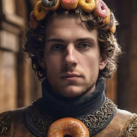 Ritter der süßen Tafel: Eine surreale Reise in das Königreich der Donuts von Retrotimes