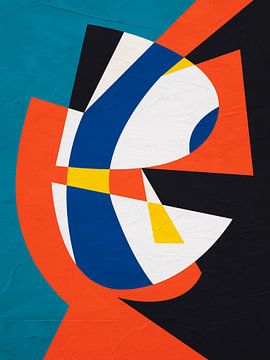 MODERN COLOURFUL GEOMETRIC ABSTRACT ART