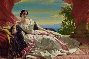 Franz Xaver Winterhalter, Bildnis der Leonilla, Fürstin von Sayn-Wittgenstein-Sayn