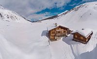 Het Sertigtal, Sertig Sand, Davos, Graubünden, Zwitserland van Rene van der Meer thumbnail