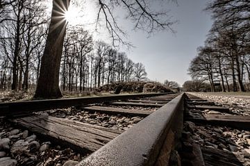 Spoorrails Kamp Westerbork van FinePixel