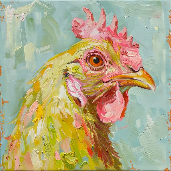 Chicken - Chickens - Rooster by Poster Art Shop