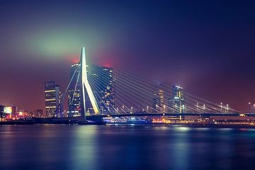 Erasmus Bridge, Rotterdam by Martijn van der Nat