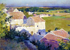 Crépuscule d'été par Willard Leroy Metcalf