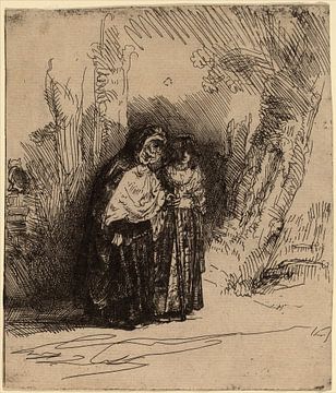 Rembrandt van Rijn, De Spaanse Zigeuner Preciosa