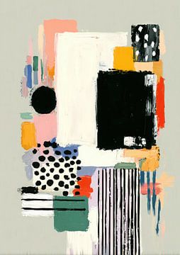 Abstracte geometrie in zwart-wit