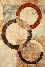 Abstraktes Design mit Kreisen von Art & Soul Creations