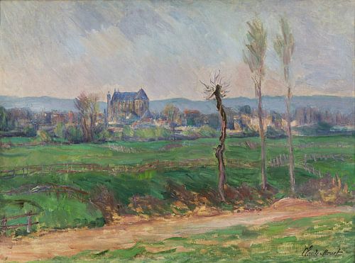 Gezicht op Vernon, Claude Monet