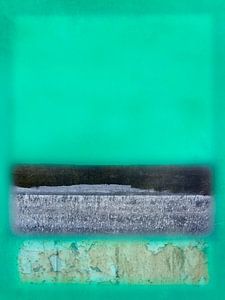 Groen en grijs in de geest van Rothko