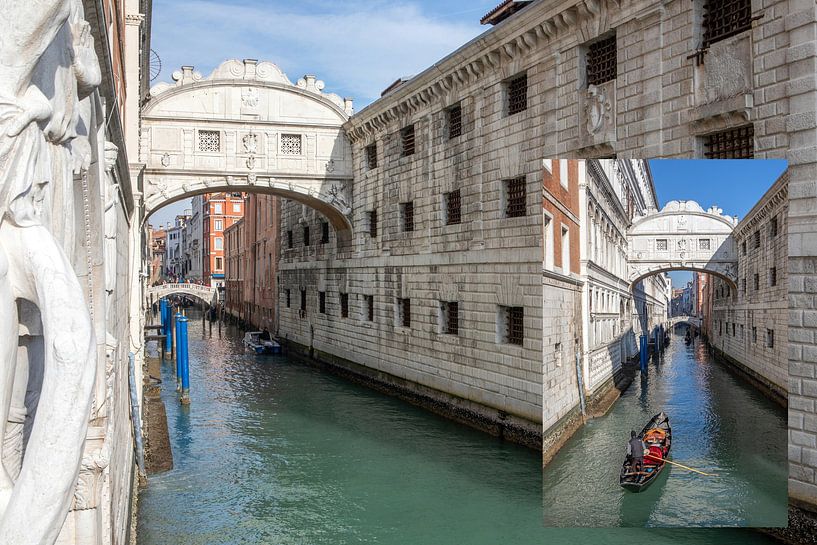 Die Seufzerbrücke in Venedig von t.ART